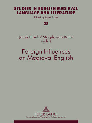 cover image of Foreign Influences on Medieval English